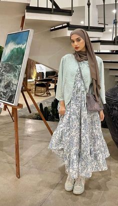 Casual Korean Style, Dress Korean, Ootd Dress, Hijabi Outfits Casual, Modesty Fashion