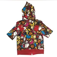 Rare Bape Baby Milo Sanrio Characters All Over Print Zip Up Hoodie Tag On Hoodie Says "Xs". I Am Usually A Size Small And A Bape Size Xs Comes Up Short On The Waist And Is A Little Tight On The Arms. I Am 5'4 For Reference. Sleeve Length Is Approximately 23 Inches. This Is An Authentic A Bathing Ape Piece That Is Somewhat Rare And Difficult To Find. Released In 2010. It Has The Sanrio Characters And Baby Milo In A Pattern Printed All Over. Can Be Worn By Either Men Or Women. Note! There Are Spots Of Discoloration Near The Sleeve Tag On The Left Arm And On The Hello Kitty On The Front Of The Hoodie. Feel Free To Send Me A Message And Ask Any Questions! Bape Hello Kitty, Hello Kitty Hoodie, Cute Hand Tattoos, Baby Milo, Things I Need To Buy, Fasion Outfits, Wear Store, Bathing Ape, Cute Everyday Outfits