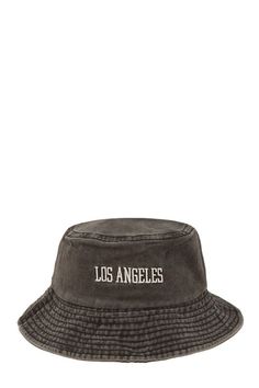 LOS ANGELES Embroidery Pigment Bucket Hat Stay stylish and protected from the sun with the LOS ANGELES Embroidery Pigment Bucket Hat. Made with high-quality materials and designed for comfort, this hat is perfect for any outdoor activity. With its embroidered design and pigment coloring, it's a versatile accessory that will elevate your look. Summer Outdoor Bucket Hat With Embroidered Logo, Adjustable Wide Brim Bucket Hat With Embroidered Logo, Adjustable Bucket Hat With Embroidered Logo And Short Brim, Adjustable Bucket Hat With Embroidered Logo, Black Embroidered Logo Bucket Hat For Summer, Black Embroidered Beach Hat, Adjustable Embroidered Bucket Hat For Beach, Summer Brimmed Hat With Embroidered Logo, Summer Bucket Hat With Embroidered Logo