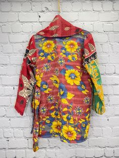 Our gorgeous coats are made from fine kantha embroidered cotton. This is a lightweight coat with an oversized collar, large pockets and a self-tie belt. Kantha coats are a “one size” style that measures approximately 37” in length, sleeve length 25”, shoulder to shoulder 19” and armpit to armpit, 28”. Recommended up to size 18. Care Instructions: Dry clean or hand wash and line dry for longest life. Disclaimer: The material used in this style is repurposed, vintage material. Small imperfections Sleeve Length, Cool Outfits, Im Not Perfect, Collar, Long Sleeve Dress, Women's Top, Clothes