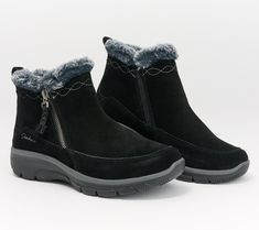 Get into a season of adventure with these faux fur-lined boots. The cushioned memory foam insole provides effortlessly cozy comfort. From Skechers. Casual Winter Shoes, Faux Boots, Faux Fur Boots, Fur Lined Boots, Fall Essentials, Unique Shoes, Fur Boots, Boots Fall, Womens Ankle Boots