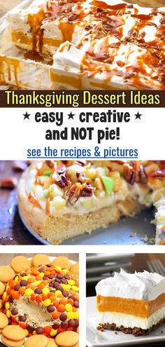 thanksgiving dessert ideas that are easy to make and not pies