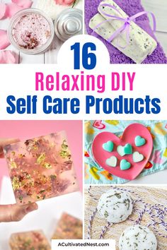 16 Relaxing DIY Self Care Products- Dive into homemade self-care with these easy DIY self care products and beauty essentials! From soothing sugar scrubs to nourishing lotions and handy dry shampoos, our guide has everything you need to treat yourself or create the perfect Mother's Day gift. Start pampering today! | #selfCare #homemadeBeauty #diyBeauty #mothersDayGift #ACultivatedNest Self Care Crafts For Women, Homemade Self Care Products, Diy Self Care Products, Diy Self Care, Homemade Foot Soaks, Diy Spa Day, Diy Dry Shampoo, Spa Items