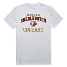 College Of Charleston Cougars NCAA Property Tee T-Shirt-Campus-Wardrobe College Tshirt Designs, Less Design, College Shirt, College Of Charleston, College Tees, College Shirts, Spirit Wear, 3d T Shirts, School Spirit