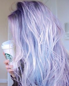 @♡MixedRaceBeauty♡ Cotton Candy Hair, Candy Hair, Hair Color Pastel, Hair Color Purple, Hair Color Blue, Dye My Hair, Cool Hair Color