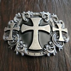 Cross Belt Buckle 4x3 Nwot - Heavy All Offers Considered! Bundle And Save Even More! Cross, Christian, Black, Trendy, Fashion, Western, Cowboy, Punk, Goth, Belt, Buckle Outfit Vaquero, Goth Cowboy, Goth Belt, Custom Belts, Cool Belt Buckles, Cross Belt, Cowboy Belt Buckles, Adam Black, Cross Christian