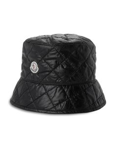 Moncler Quilted Bucket Hat Bucket Hat Women, Bucket Hat Black, Patch Logo, Bucket Hat, Pick Up, In Store, Buy Online, Hats, Free Shipping