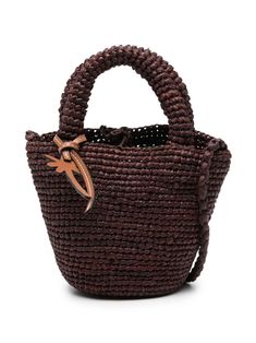 Manebi Raffia Mini Bag - Farfetch Single Braid, Chanel 2, Iconic Bags, Demi Fine Jewelry, Fine Watches, Purple Bags, Summer Beach Wear, Fine Earrings, Ballet Flat Shoes