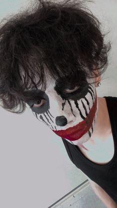 playboicarti Carti Face Paint, Clown Makeup Men, Emo Halloween Costumes, Easy Clown Makeup, Halloween Pfps