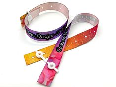 Personalized polyester satin event wristbands. Special fabric bracelets for your birthday, festival, party, bride trip, wedding and many events. Our products are produced from STANDARD 100 by OEKO-TEX® certified Fabrics and tested against harmful substances to protect your health. It is produced using water-based sublimation dyes and transfer printing technique. You can create completely original products either by using the patterns we offer you or by using the patterns you create yourself. Our products have a length of 270 mm and a width of 15 mm. With 8 adjustment holes on it, it adapts to every wrist. It is disposable with plastic security snap and prevents different usage attempts. A special mock-up will be prepared for you with your Pattern and Customization Text that you will specif White Bracelets For Party And Festivals, Adjustable Band Bracelet For Party, Adjustable Bracelets For Party And Festival, Adjustable Bracelets For Party Festival, Adjustable Party Wristband, Adjustable Band Wristband For Party, Adjustable Festival Wristband, Adjustable Band Wristband For Parties, Adjustable Band Wristband For Festivals