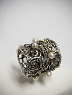 Gerda Flockinger, Art Rings, Mid Century Modern Jewelry, Contemporary Rings, Jewellery Business, Silver Clay, Art Ring