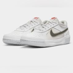 Nike Air Court Lite Tennis Dh1042-102 Womens Sz: 9.5 Womens Size: 9.5 (M) New Without Box Nike Tennis Sneakers With Round Toe, Nike Lace-up Tennis Sneakers, Shoes Nike Air, Nike White, Shoes Nike, White Nikes, Nike Shoes, Nike Women, Nike Air