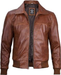 Classic Brown Leather Jacket With Padded Collar, Classic Vintage Brown Leather Biker Jacket, Classic Distressed Brown Leather Outerwear, Classic Distressed Brown Leather Biker Jacket, Classic Winter Leather Jacket In Distressed Brown, Classic Distressed Brown Leather Jacket For Winter, Classic Fitted Vintage Brown Biker Jacket, Fitted Classic Vintage Brown Biker Jacket, Classic Vintage Brown Leather Jacket