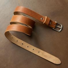 Brown Canvas Belt, Tan Leather Belt, Casual Belt, Brass Buckle, Tan Leather, Leather Belt, Solid Brass, Leather Bracelet, Buckle