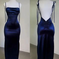 Détails de l'article :

 Numéro de produit : C1724

 Tissu : Satin de soie

 Silhouette : Fourreau

 Manches : Sans manches

 Style de dos : dos nu Blue Dresses Classy, Navy Blue Prom Dresses Long, Tight Prom Dress, Prom Dress Backless, Navy Blue Prom Dress, Navy Blue Prom, Long Silk Dress, Hot Prom Dress, Classy Prom