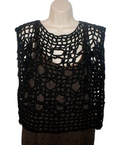 A personal favorite from my Etsy shop https://www.etsy.com/listing/465171874/black-cotton-shirt-crochet-top-plus-size Black Sleeveless Shirt, Crochet Tee, Mesh Sweater, Dolman Top, Crochet Shirt, Black Crochet, Sleeveless Sweater, Womens Tunics, Layered Look