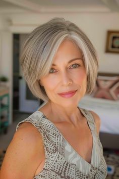 Embrace your timeless beauty and elevate your style with our curated collection of over 50 elegant hairstyles for women over 60 in 2024. As you gracefully navigate this incredible chapter of your life, discovering a Grey Hair Transformation, Bob Cuts, Hollywood Hair, Silver Sisters