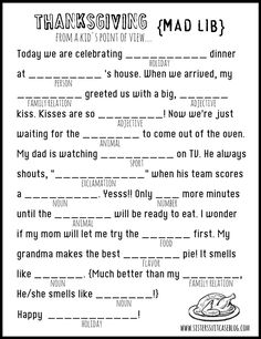 thanksgiving mad lib printable for kids