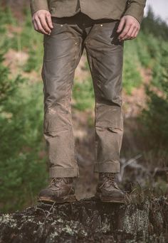 GN.01 Waxed Canvas Fitted Work Pant - Havana Canvas Work Pants, Red Clouds, Manly Stuff, Farm Clothes, Hunting Pants, Mens Work Pants, Canvas Pants, United States Military, Duck Canvas