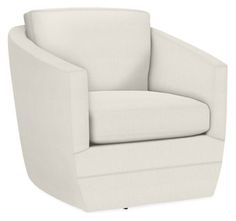 a white chair on a white background