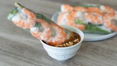 Honey Lime Slaw, Shrimp Summer Rolls, Summer Rolls Recipe, Lime Slaw, Summer Rolls, Honey Lime, Spring Rolls, Finger Food, Dipping Sauce