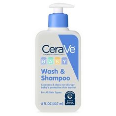 Developed with pediatric dermatologists, CeraVe Baby Wash & Shampoo contains 3 essential ceramides to help maintain baby's delicate skin barrier. This tear-free formula cleanses without irritation and leaves baby hair and skin feeling fresh and clean. This 2-in-1 product is ideal for a simple baby bath time and is developed with pediatric dermatologists. 

•Fragrance-free
•Paraben-free
•Sulfate-free
•Accepted by the National Eczema Association
•Developed with pediatric dermatologists​

Key Ingre Bathing Tips, Cera Ve, Baby Body Wash, Honest Baby Products, Target Baby, Best Lotion, Healing Ointment, Extra Dry Skin, Shampoo For Curly Hair