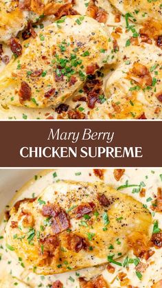 Mary Berry Chicken Supreme Recipe Mary Makes It Easy Recipes Chicken, Chicken Supreme Recipe, Supreme Chicken, Mary Englebright, Football Recipes, Marry Me Chicken Recipe