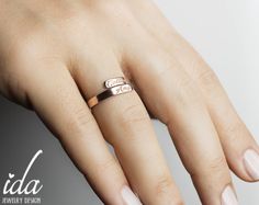 Custom name ring with your desired two names. Dainty ring... Rose gold ring which is perfect as stacking rings. It can also be a personalized ring with numbers or words instead of names. Great personalized gift for her. We handmade each piece with care and love ♡ ★ PRODUCT DETAILS; *Material Options: 925k Sterling Silver & Rose Gold Filled Over Silver & Yellow Gold Filled Over Silver (please write your desired option at check out) Size Options: All sizes are available. ★ HOW TO PLACE YOU Rose Gold Engraved Promise Ring With Name, Rose Gold Engraved Name Ring For Promise, Custom Name Engraved Rose Gold Promise Ring, Custom Name Engraved Rose Gold Ring For Promise, Custom Name Engraved Ring In Rose Gold For Promise, Adjustable Engraved Rose Gold Ring With Name, Adjustable Rose Gold Engraved Ring For Anniversary, Adjustable Rose Gold Engraved Ring, Personalized Rose Gold Stackable Rings For Promise