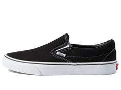 Improve speed and comfort of your feet by wearing Vans™ Classic Slip-On™ Wide footwear..Textile upper..Textile lining and insole..Slip-on style..Round toe..Elastic side gores..Low-top design..Branding at heel..Synthetic outsole..Imported..Product measurements were taken using size Men's 9, Women's 10.5, width Wide. Please note that measurements may vary by size..Weight of footwear is based on a single item, not a pair..Measurements: Weight: 13 oz Vans Shop, Vans Classic, Vans Sneakers, Mens Sportswear, Sneaker Collection, Slip On, Tops Designs, Sneakers, How To Wear