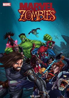 an image of the cover to marvel zombies