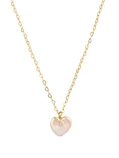 The Lise pearl heart necklace is handcrafted with a heart shaped freshwater pearl and a delicate heart chain. A perfectly classic romantic piece, easy to dress up or down. 14K gold-filled heart chain Heart-shaped freshwater pearl Hypoallergenic, suitable for even the most sensitive skin Delivered in a limited edition hand-embroidered bag with a pink jewelry pochette and card inside Sustainable packaging Please note, as we use only natural pearls, shape and size may vary slightly. We offer a one Heart Shaped Pearl Necklace, Heart Pearl Necklace, Pearl Heart Necklace, Chain Heart, Chiefs Football, Silk Bag, Aesthetic Jewelry, Pearl Heart, Heart Chain