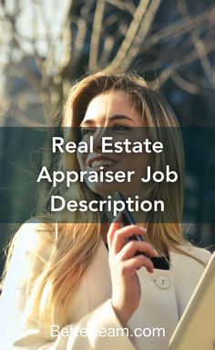 a woman holding a clipboard with the words real estate appraiser interview questions