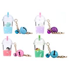 PRICES MAY VARY. 🍦【Bubble KEYCHAIN LIQUID】Creative design in liquid milk tea bottle shape, with fine workmanship, good texture, beautiful details design, good backpack decor. 【WELL-MADE MATERIALS】Our Liquid quicksand keychains are made of premium Acrylic material, safe for use, also durable and lovely. 🍦【BAG HANGING PENDANT】We use quality lobster clasp closure, is perfect for portable, they are perfect pendants for bag, cell phone, car key or other decoration. 🍦【CUTE DESIGN】These keychains ar Boba Tea Keychain, Keychain Package, Liquid Keychain, Chicken Board, Keychain Acrylic, Bell Decorations, Bell Design, Key Holders, Mini Things