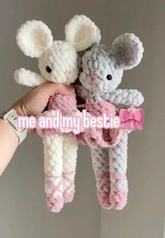 Crochet Animals One Color, Crochet Blanket Stuffed Animal, Crochet Projects Cute Animals, Cute Blankets Crochet, Crochet Beginner Stuffed Animal, Crochet With Soft Yarn, Plush Toys Crochet, Crochet Plushie Beginner, Crochet Ballerina Mouse