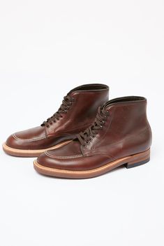 Alden 403 Indy Boot - Brown Chromexcel – Totem Brand Co. Classic Almond Toe Boots With Leather Sole, Classic Brown Work Boots With Almond Toe, Classic Boots With Rubber Sole And Almond Toe, Brown Leather Formal Shoes With Vibram Sole, Classic Boots With Almond Toe And Rubber Sole, Formal Brown Leather Shoes With Vibram Sole, Classic Almond Toe Boots With Rubber Sole, Classic Leather-lined Snip Toe Work Boots, Classic Snip Toe Work Boots With Leather Lining