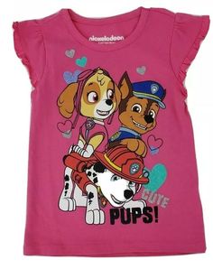 Paw Patrol Pups Girls Size 4T Pink T-Shirt Ruffle Sleeves - New With Tags. Condition is "New with tags". Shipped with USPS First Class. 60% Cotton 40% Polyester. Pink Paw Patrol, Paw Patrol Girl, Paw Patrol Pups, Pink Paws, Paw Patrol Nickelodeon, Pretty Shorts, Jumping Beans, Awesome Art, Pink Tshirt