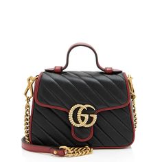 The Italian Fashion House Of Gucci Continues To Reinterpret Its Rich Heritage Under Current Creative Director Alessandro Michele (2015). Maintaining A Balance Between Historical Reference And Contemporary Eclectic Flare, The Brand’s Signature “Double G” Remains Iconic. Gucci Has Been Recognized As A Worldwide Leader In The Luxury Goods Market For 90 Years. Condition: Gently Loved - Light Warping And Wear Throughout Top Handle. Minor Imprints To Exterior Front Flap. Minor Surface Scratches To Har Gucci Marmont Matelasse Mini, Gg Marmont Mini, Mini Top, Contemporary Eclectic, Alessandro Michele, Gg Marmont, Luxury Goods, Love And Light, Italian Fashion