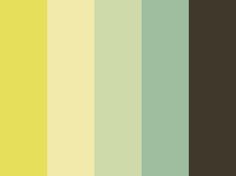 the color scheme is yellow, brown and green with some white on it's side