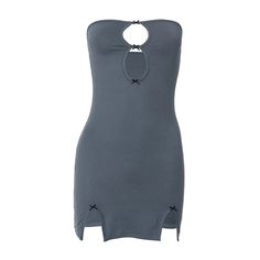 Introducing the Hollow Out tube Mini Dress, a stylish and versatile addition to your wardrobe. Made with expertly crafted cutouts, this dress offers a sleek and unique look perfect for any occasion. Made for comfort and charm, this dress is a must-have for any fashion-forward individual. Elasticity: Slight Strech Sleeve Style: Strapless Fabric Type: POLYESTER Fit Type: slim fit Strapless Material: POLYESTER Type: Pullover - mini dress Body Size Size S M L EU 34-36 38-40 42-44 RUS 44 46 48 AU/UK Chic Stretch Mini Dress With Cut-out Waist, Chic Mini Dress With Stretch And Cut-out Waist, Flirty Stretch Mini Dress With Cutout, Stretch Cutout Backless Bodycon Dress, Chic Stretch Mini Dress With Hollow Out Details, Fitted Strapless Dress With Hollow Out, Stretch Halter Neck Mini Dress With Cutout, Halter Neck Cutout Mini Dress For Club, Strapless Stretch Dress With Cutout Details