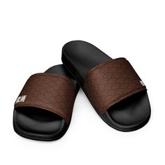 A must-have for the summer: these women's slides. A pair of these will keep you comfy throughout your day of beach or pool activities, thanks to the cushioned upper strap and the textured footbed.  * Cushioned and durable faux leather upper strap * Lightweight polyurethane (PU) outsole * Contoured, textured footbed * Stitched around the upper perimeter for extra durability * Spot clean only * Printed, cut, and handmade * Blank product sourced from China Important: This product is available in the following countries: United States, Canada, Australia, United Kingdom, New Zealand, Japan, Austria, Andorra, Belgium, Bulgaria, Croatia, Czech Republic, Denmark, Estonia, Finland, France, Germany, Greece, Holy See (Vatican city), Hungary, Iceland, Ireland, Italy, Latvia, Lithuania, Liechtenstein, Jiu Jitsu Women, Summery Outfits, Open Toed Shoes, Pool Activities, Seasons Activities, Mens Shoes Sandals, Mens Slides, Brown Belt, Womens Slides