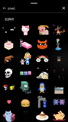 an iphone screen with many different emotes on the phone and in front of it