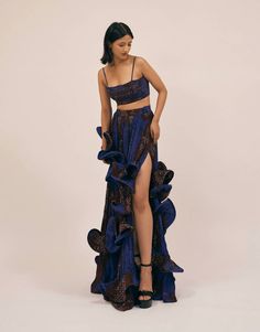 Women’s Designer Fashion: High-End Luxury | NOT JUST A LABEL Glamorous Fitted Long Skirt, Gala Fitted Ruffle Skirt, Gala Fitted Ruffles Skirt, Gala Fitted Asymmetrical Draped Skirt, Fitted Asymmetrical Draped Skirt For Gala, Fitted Ruffles Skirt For Gala, Fitted Long Draped Skirt For Gala, Fitted Ruffle Skirt For Gala, Elegant Fitted Tiered Skirt Set