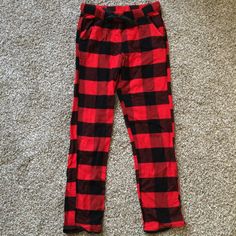 Super Cute And Cozy Pj Pants! Cozy Black Bottoms For Pajama Party, Cozy Red Bottoms For Pajama Party, Cozy Red Loungewear Bottoms, Lingerie Pajama, Pj Pants, Women's Intimates, Black Red, Pajama Pants, Pajamas