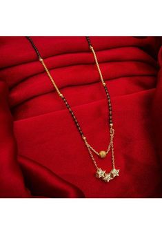 AD Studded Trendy Mangalsutra Mangal Sutra, Mangalsutra Designs, Jewelry Ads, Indian Jewelry Sets, Bead Chain, American Diamond, Gold Jewelry Fashion