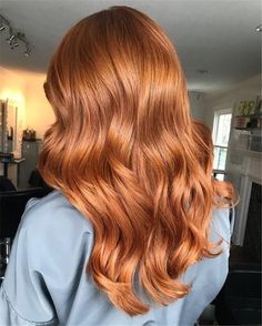 Blonde To Cooper Hair, Strawberry Cooper Hair, Cooper Strawberry Blonde Hair, Hair Colour Copper, From Blonde To Copper Hair, Blonde Cooper, Copper Ginger Hair Color, Cooper Blonde Hair Color, Cooper Balayage Hair