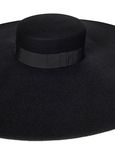 100% Wool Composition: Tone-on-tone Grosgrain Ribbon Wide Brim 26cm Wide Edges Black Color , 100% Wool Made In Germany Luxury Brimmed Cloche Hat, Evening Hats With Curved Brim For Fall, Curved Brim Evening Hat For Fall, Evening Fall Hat With Curved Brim, Elegant Formal Hat For Fall, Elegant Formal Fall Hat, Flat Brim Evening Hats For Fall, Evening Hats With Flat Brim For Fall, Flat Brim Hats For Evening In Fall