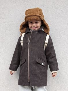 Stylish Wool Coat for Girl or Boy, Wool Coat for Kids, Baby Coat - Etsy Ukraine Keep Warm