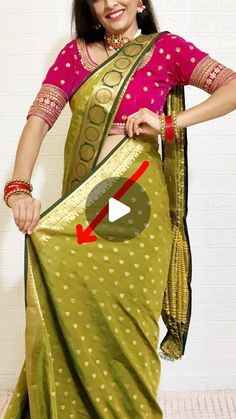 New Saree Collection, Silk Saree Blouse Designs Back, Modern Saree Designs, New Look Saree Design, Blouse Designs Silk Saree, Saree Tutorial, Trendy Dresses Indian, How To Wear Silk Saree, Ethnic Clothes