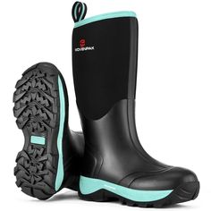 PRICES MAY VARY. 【Anti-slip ＆ Waterproof】WOVENPAK rubber boots are equipped with a specially designed, high-traction sole for unparalleled stability on complex terrains, coupled with a 100% waterproof rubber material to ensure feet stay dry and comfortable in any weather condition. 【Reliable Comfort】Enjoy comfort with a 5mm Neoprene lining and a ventilated sandwich-structured liner, complemented by a resilient EVA insole featuring wear-resistant mesh fabric that enhances grip and provides superi Farmer Boots, Rubber Boots For Women, Warm Boots Women, Winter Boots Women Waterproof, Womens Hunter Boots, Mud Boots, Womens Rubber Boots, Arch Support Shoes, Water Shoes Women