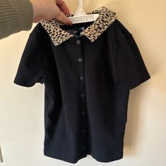 Very Old But Has Tags And Was Never Worn. Fits Xs-S Brandy Melville Amara Top, Amara Top, Zelly Top, Tops Brandy Melville, Cropped Polo Shirt, Brandy Melville Top, Cropped Polo, Dont Kill My Vibe, Denim Crop Top